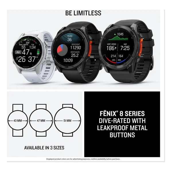 Garmin Fenix 8 47mm AMOLED Akıllı Saat - Görsel 8