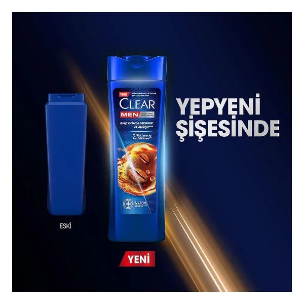 Clear Men Kahve Çekirdeği Özü 350 Ml Saç Dökülmesine Karşı Kepek Şampuanı - Görsel 4