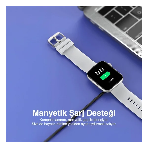 Inteya Hiwatch Neo Pembe Altın Akıllı Saat - Görsel 9