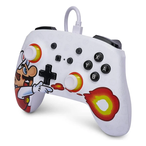 Nintendo Switch için geliştirilmiş kablolu PowerA Controller - Tie Dye Pikachu, Gamepad, oyun kumandası, kablolu denetleyici, resmi lisanslı - Görsel 6