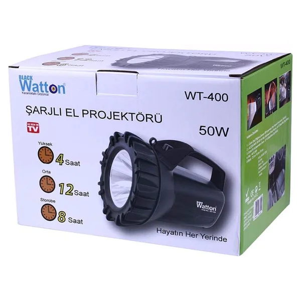 Watton WT-400 50 W Şarjlı Fener - Görsel 2