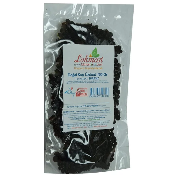 LokmanAVM Kuş Üzümü Doğal 100 gr - Görsel 3