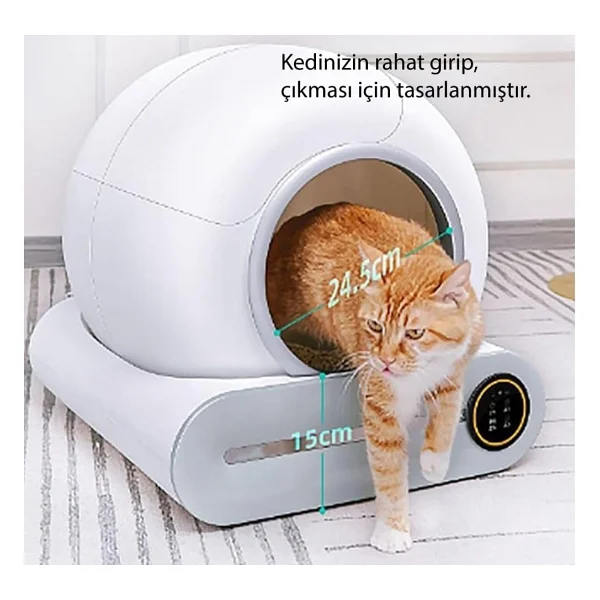 Kochler Akıllı Otomatik Kedi Tuvaleti - Görsel 8