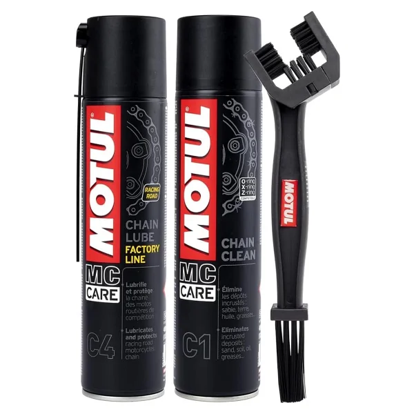 Motul Zincir Bakım C1 C4 Zincir Temizleme Fırçası Set - Görsel 2