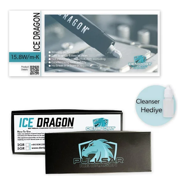 Pullsar Ice Dragon 15.7 W/mk Termal Macun 5 G - Görsel 5