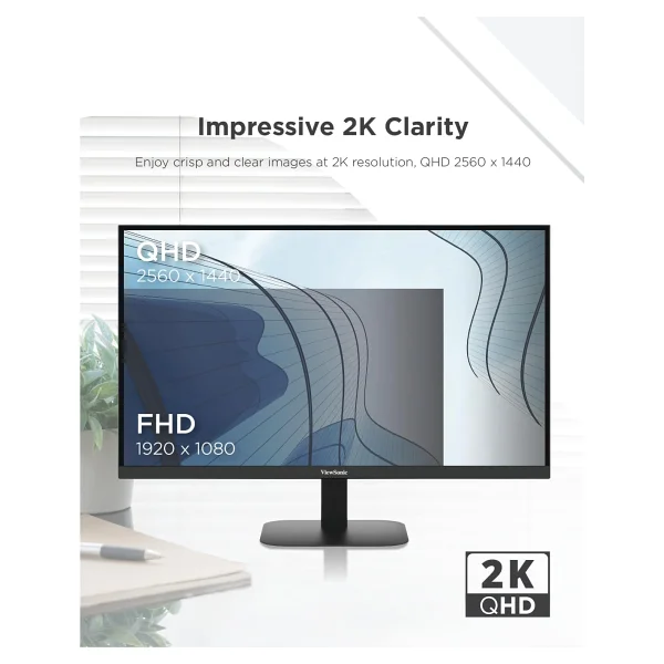 Viewsonic Va2708-2k-HD-2 27" 4 Ms 2k Ips 75 Hz Monitör - Görsel 5