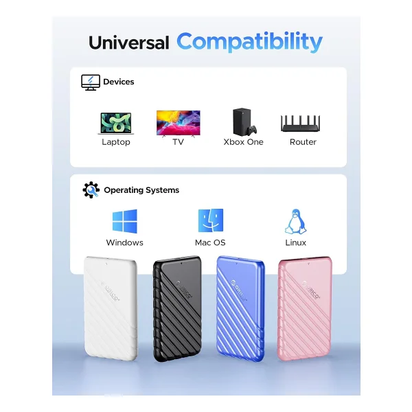 Orico 25pw1-U3-Bk USB 3.0 2.5" Harddisk Kutusu - Görsel 5