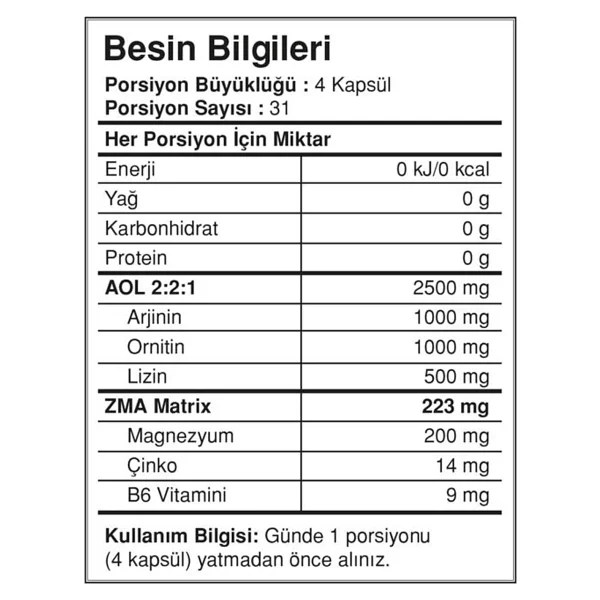 Bigjoy Aol Big Zma 124 Kapsül - Görsel 9