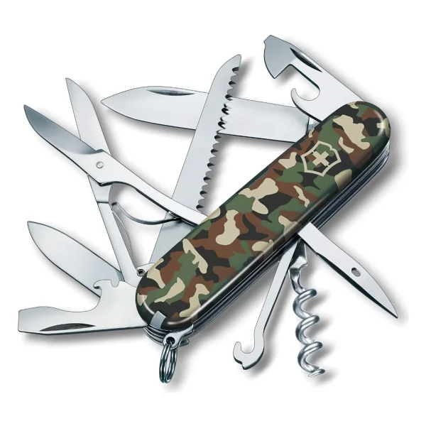 Victorinox Huntsman 1.3713.T Şeffaf Kırmızı 15 Fonksiyonlu Çok Amaçlı Çakı - Görsel 8