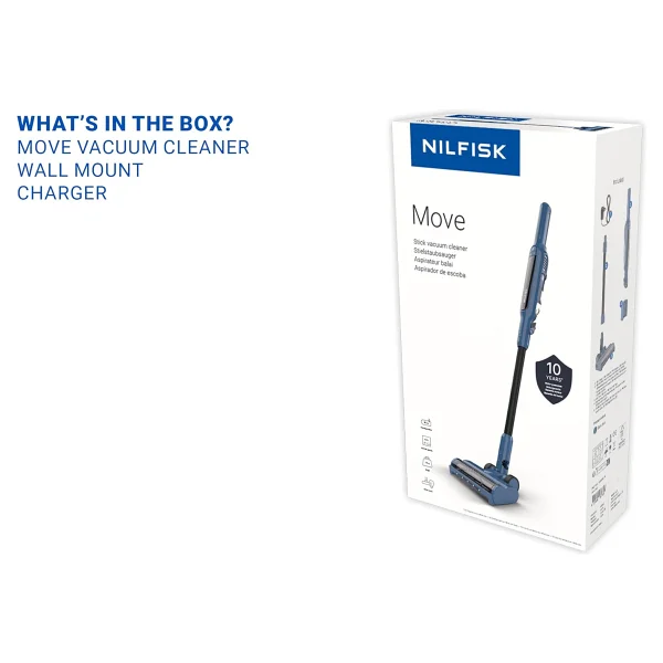 Nilfisk Move Dark Blue Şarjlı Dikey Süpürge - Görsel 8