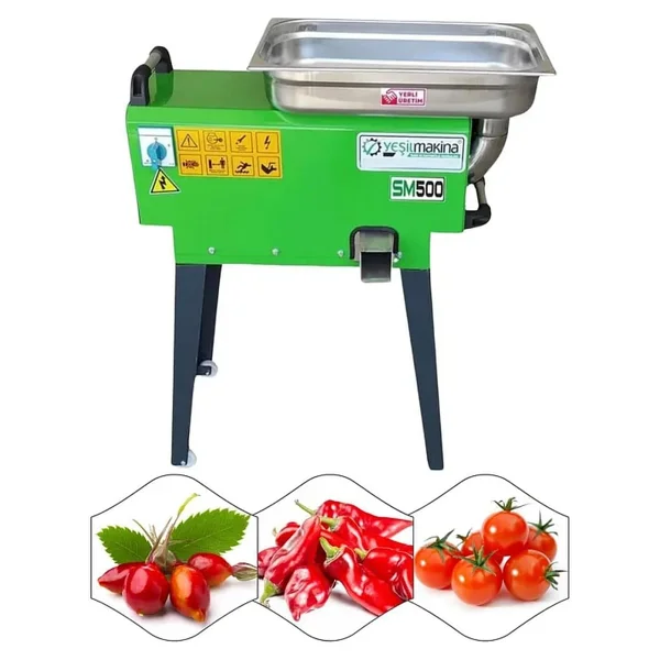 Yeşil SM500 220 W Salça Makinesi - Görsel 6