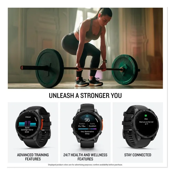 Garmin Fenix 8 47mm AMOLED Akıllı Saat - Görsel 5