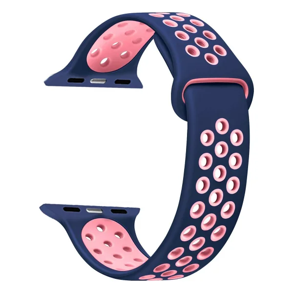 Microsonic Apple Watch Ultra Mavi Rainbow Kordon - Görsel 5