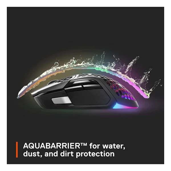 Steelseries Aerox 5 RGB Şarjlı Optik Kablosuz Oyuncu Mouse - Görsel 3