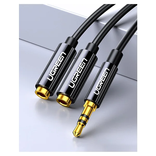 Ugreen 3.5mm 2'li Aux Kulaklık Çoklayıcı Beyaz - Görsel 2
