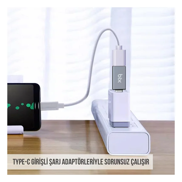 Bix Adp-01 Type-C To USB Dönüştürücü Adaptör - Görsel 6