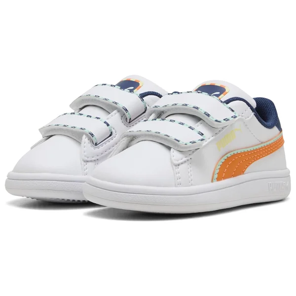 Puma Smash 3.0 Playdate V 402828 Bebek Spor Ayakkabı - Görsel 7