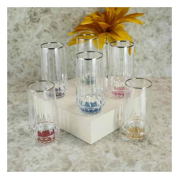 Aryıldız Fiona Platin 300 ml 6'lı Meşrubat Bardağı - Görsel 3