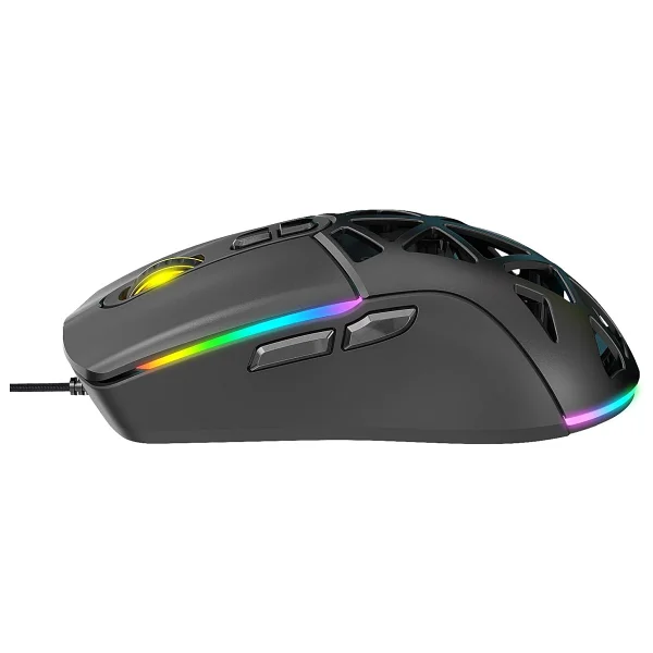 Claws Nexus X1 Siyah Makrolu Optik Kablolu Oyuncu Mouse - Görsel 3