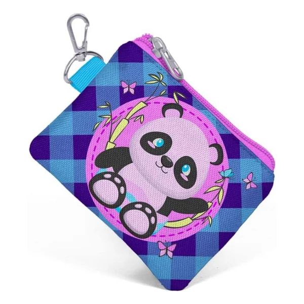 Coral High Kids Sevimli Panda Bozuk Para Çantası - Pembe / Mavi - Kız Çocuk 21759 - Görsel 2