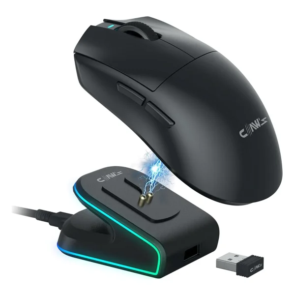 Claws Zyra Şarjlı Makrolu Optik Kablolu/Kablosuz Oyuncu Mouse - Görsel 3
