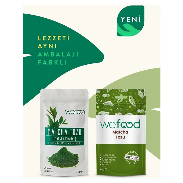 Wefood Matcha Tozu 50 Gr - Görsel 4