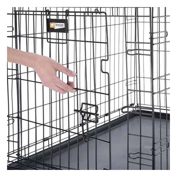Ferplast Dog-Inn 60 Metal Köpek Kafesi Siyah 64.1x44.7x49.2h Cm - Görsel 9