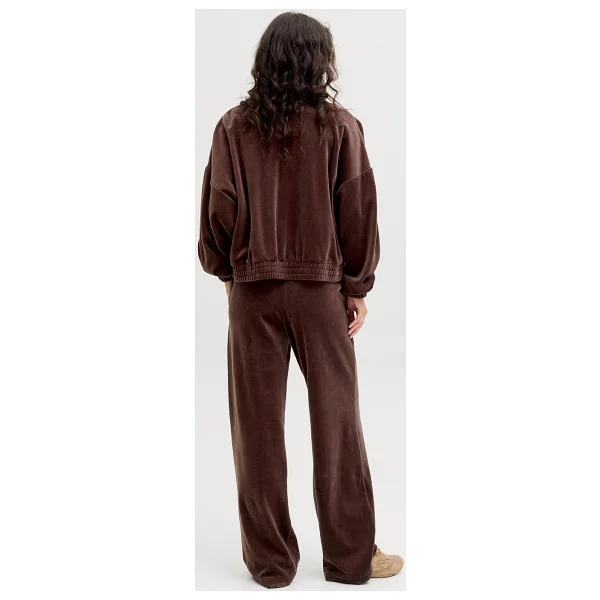 JACK JONES JXSNOOKIE VELVET STRAIGHT MW PANT SWT Kadın Pantolon Bracken XS - Görsel 2