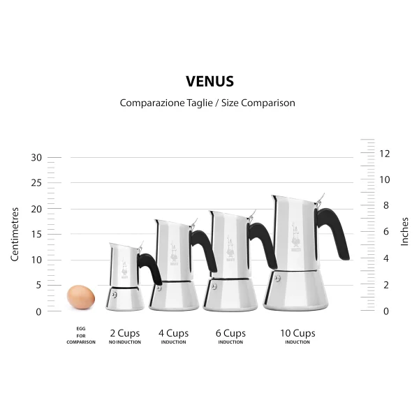 Bialetti Venüs 2 Cup Moka Pot - Görsel 2