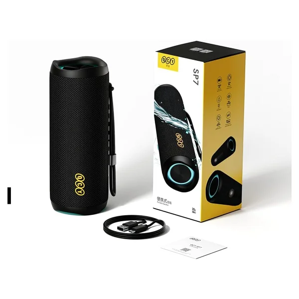 Qcy Sp7 Kırmızı RGB Bluetooth Hoparlör - Görsel 10