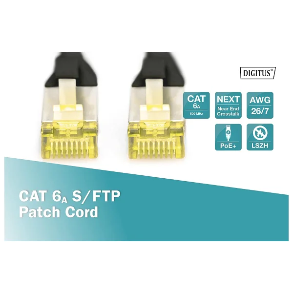 Digitus Dk-1644-A-030 Sftp 3 M Siyah Cat6a Patch Kablo - Görsel 4