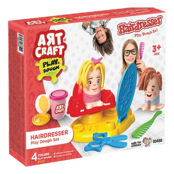 Art Craft Kuaför Oyun Hamuru Seti 03458 - Görsel 8