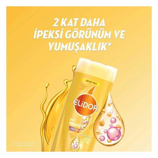 Elidor Superblend İpeksi Yumuşaklık 400 ml Şampuan - Görsel 3