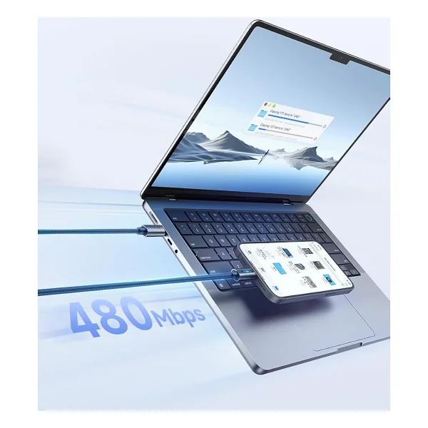 Mcdodo CA-5740 1.2 m Type-C to Type-C Hızlı Şarj Kablosu - Görsel 4