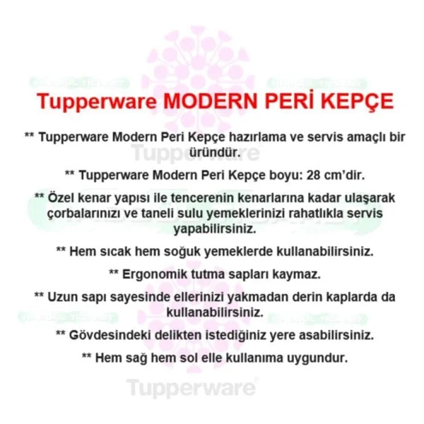 Tupperware Modern Peri Kepçe - Görsel 4
