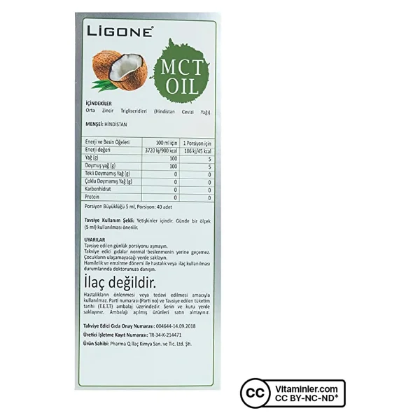 Ligone Mct Oil 200 Ml - Görsel 3