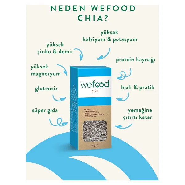 Wefood Glutensiz Siyah Chia 400 Gr - Görsel 4