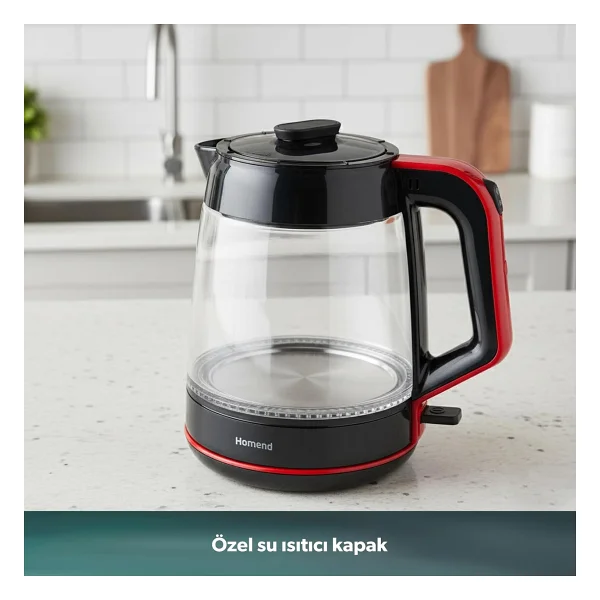 Homend Infinity 1764H 1900 W Cam Çay Makinesi - Görsel 8