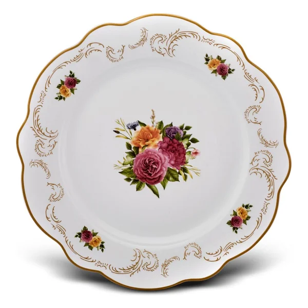 Karaca Forever Bone Antique 24 Parça 6 Kişilik Yemek Takımı - Görsel 7