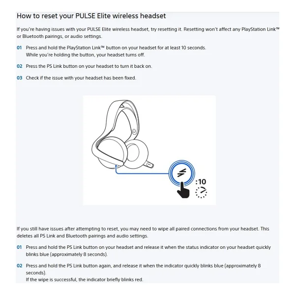 Sony Pulse Elite Kulaklık Beyaz - Görsel 9