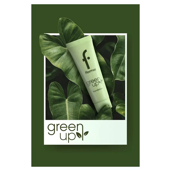 Flormar Green Up Mat Bitişli 30 Ml Krem Fondöten - Görsel 4