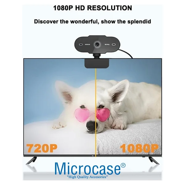 Microcase Al5149 Full HD Mikrofonlu Webcam - Görsel 6