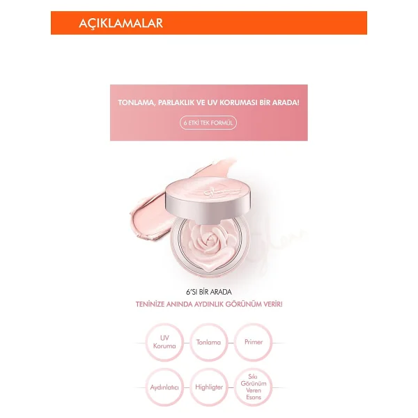 Missha Glow Tone Up Rose Pact Ton Eşitşeyici Spf 50 Pa++Krem Kapatıcı - Görsel 3