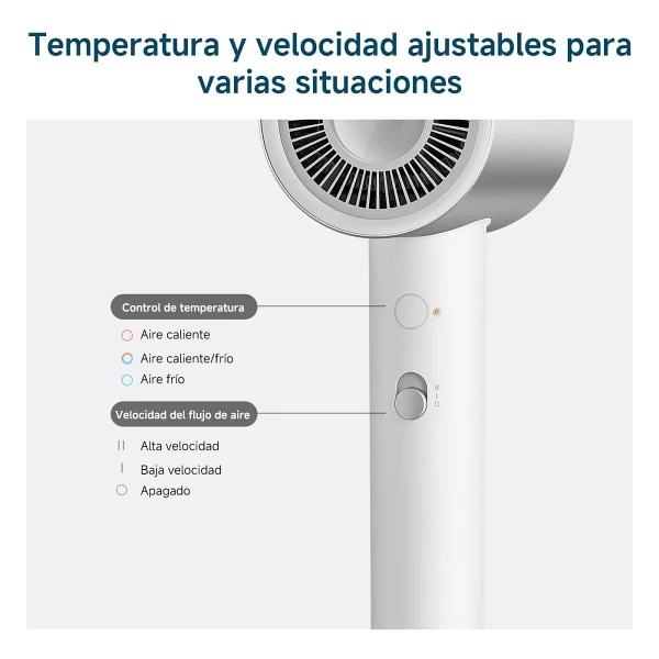 Xiaomi H500 EU Water Ionic Hair Dryer 1800 W Saç Kurutma Makinesi - Görsel 5