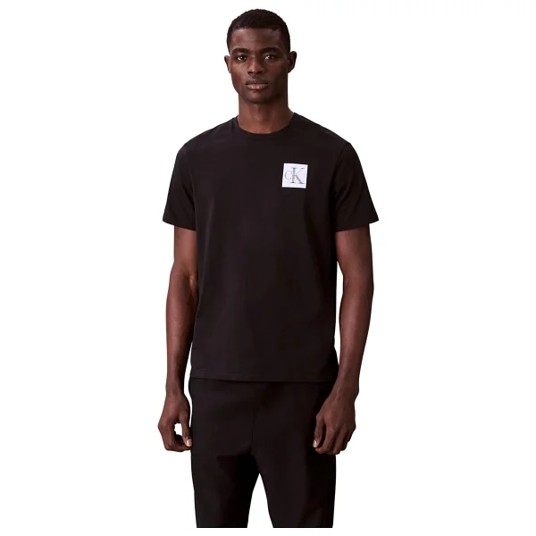 Calvin Klein Low Embroidery 16s Jersey Lv04rb295g Kısa Kollu Bisiklet Yaka Erkek Tişört - Görsel 6