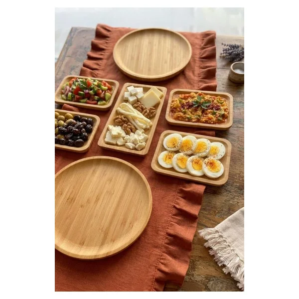 Bambum Atbyhome 2 Kişilik 7 Parça Kahvaltı Takımı Kahvaltılık - Görsel 3