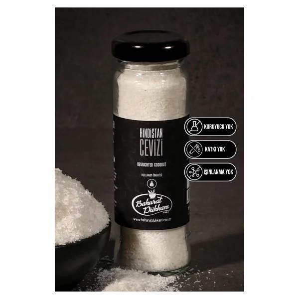 Baharat Dükkanı Hindistan Cevizi 30 Gr (Cam) - Görsel 8