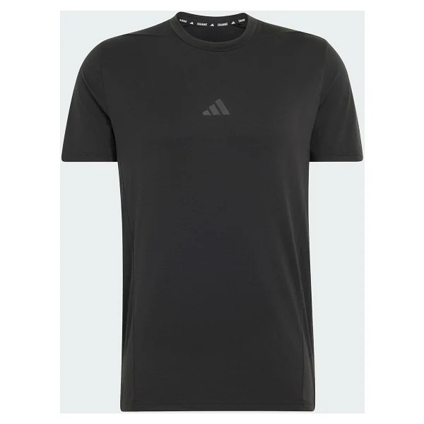 Adidas Designed For Training IS3809 Gri Kısa Kollu Bisiklet Yaka Erkek Spor Tişört - Görsel 9