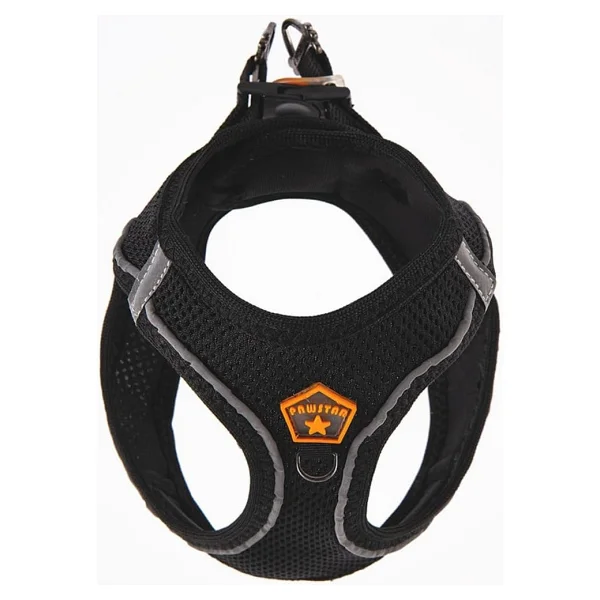 Pawstar Siyah Air-Mesh Göğüs Tasması Kedi Köpek Göğüs Tasması Siyah 3xs - Görsel 3