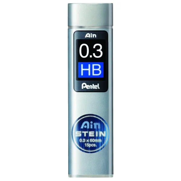 Pentel Mekanik 2B Kurşun Kalem Ucu, 15 Adet, 0.3 mm - Görsel 10